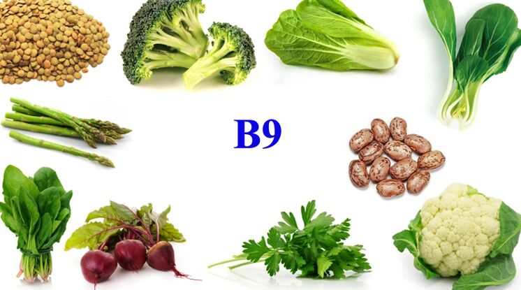 vitamin B9 u proizvodima za potenciju